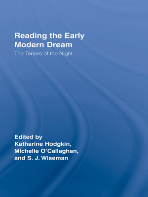 cover image of Reading the Early Modern Dream